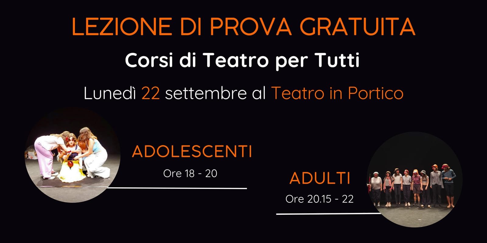 PROVE-SERALI padiglione Ludwig suola di teatro Roma